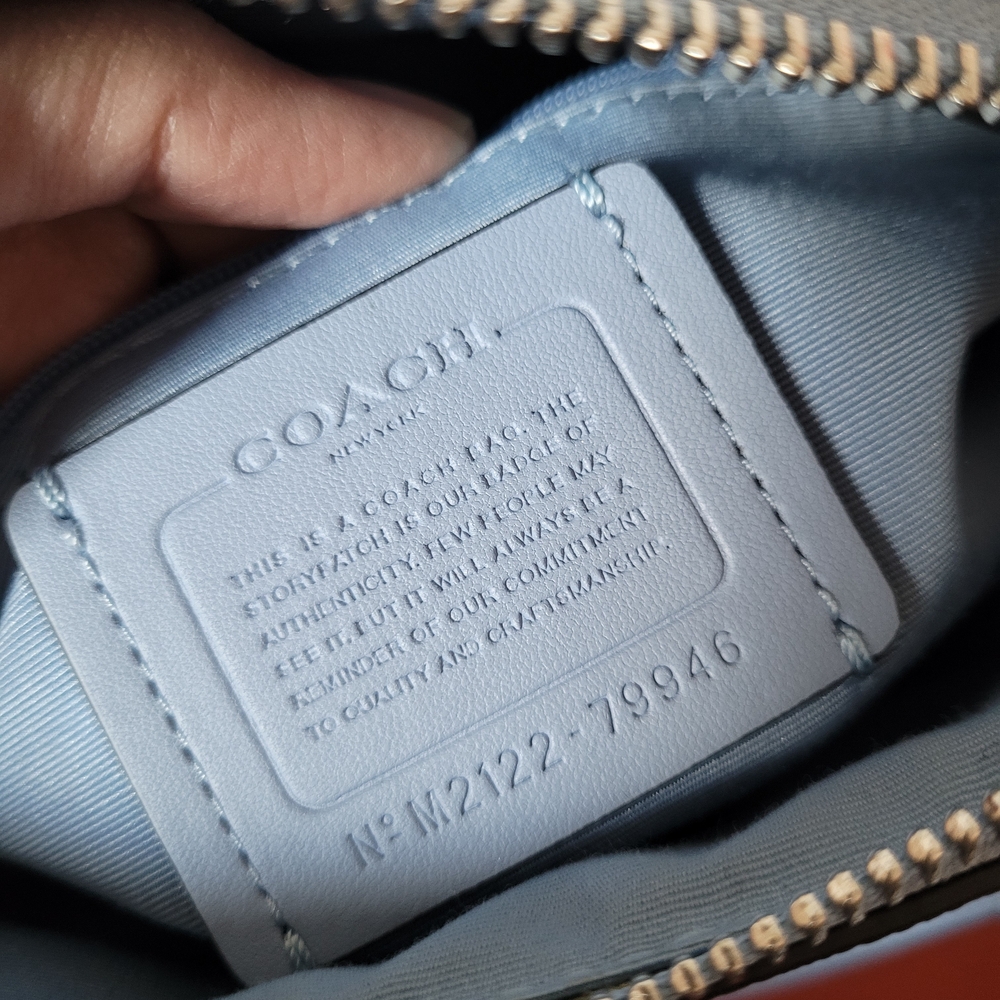 Coach Rowan Satchel Baby Blue - Picture 2 of 14